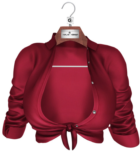 [GIULIADESIGN] -MICAELA-SHIRT RED