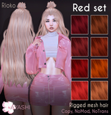 [^.^Ayashi^.^] Rioko hair-Red set