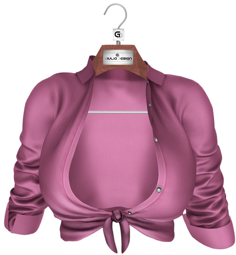 [GIULIADESIGN] -MICAELA-SHIRT PINK