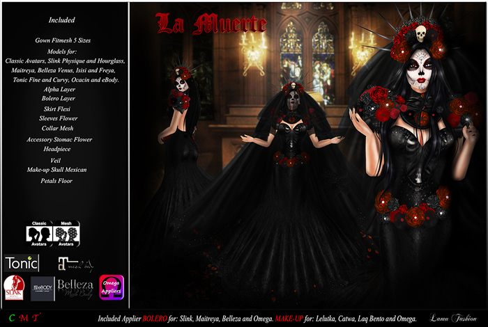 -Lamu Fashion-Gown *La Muerte*