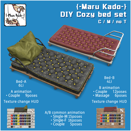 {-Maru Kado-} DIY cozy bed set