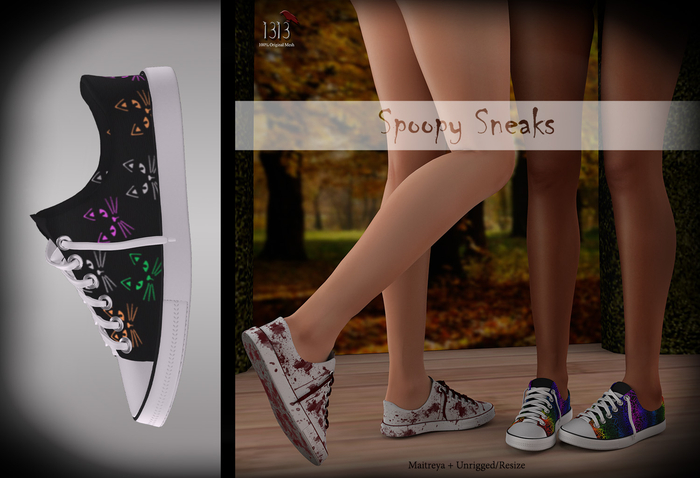 (*<*) 1313 Canvas Sneakers - Rainbow Cats