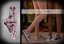 (*<*) 1313 Canvas Sneakers - Blood Spatter