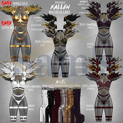 Grixdale - Fallen - Boots - Black