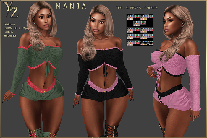 .:-->> YELIZ <<--:.  *Manja´Top & Shorty* - HUD -