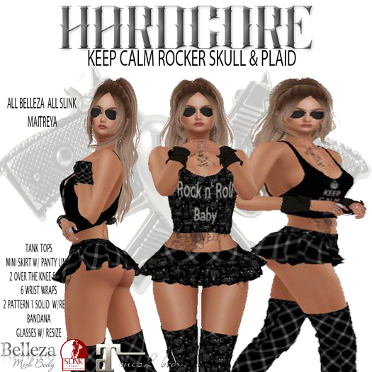 KEEP CALM ROCKER COMBO WOMENS SET