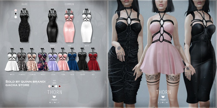-Pixicat- Thorn.Dress (Slink) RARE