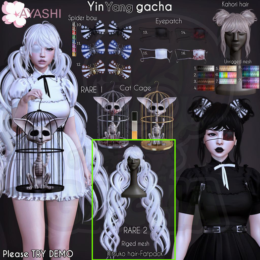 #18[^.^Ayashi^.^] Ritsuko hair-Fatpack RARE