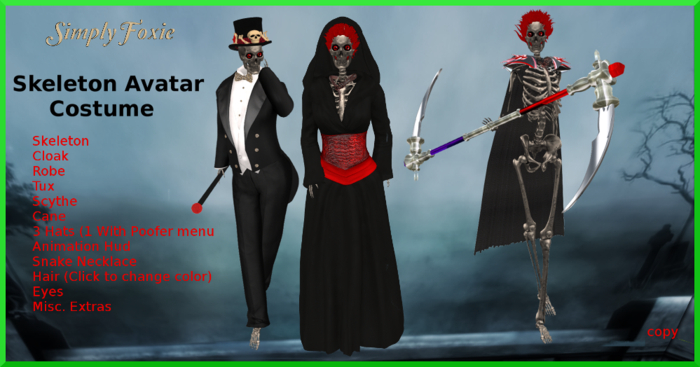 Skeleton Costume (Boxed)