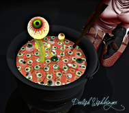 Witches Culdron With Eyeball Soup! 8LI (Halloween)
