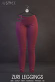 [JUSTICE] ZURI LEGGINGS - CHERRY