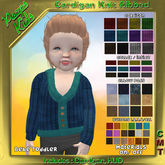Peeps Kids Cardigan Knit Ribbed