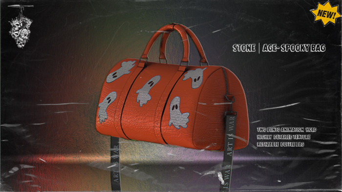 Stone Age Spooky Bag -Orange-