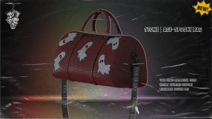 Stone Age Spooky Bag -Red-