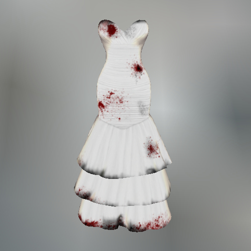 Bloody Bride Slink Dress box