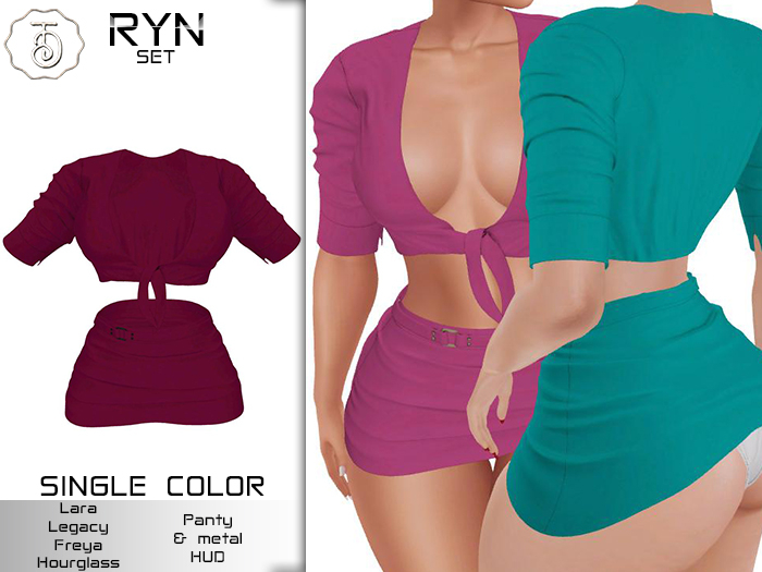 D-Tori *Ryn* Plum Set (Wear to unpack)
