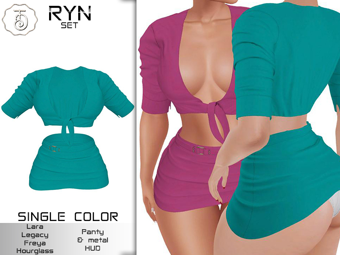 D-Tori *Ryn* Cyan Set (Wear to unpack)