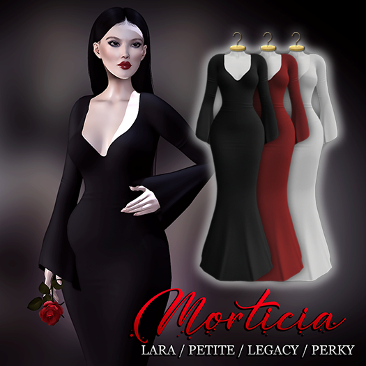 MAAI Morticia gown * Lara&Legacy * DEMO