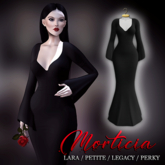 MAAI Morticia gown * Lara&Legacy * Black
