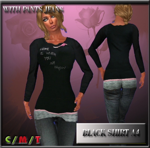 Black Shirt A4