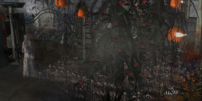GHOST IN GARDEN 
