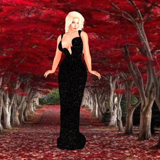 K&s Robe Noir Paillettes Myriam