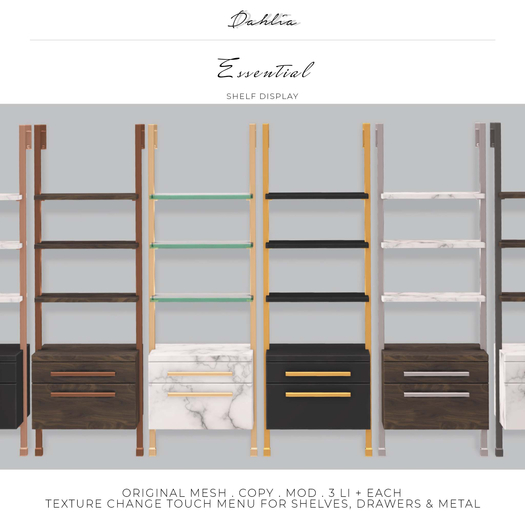Dahlia - Essential - Shelf Display 
