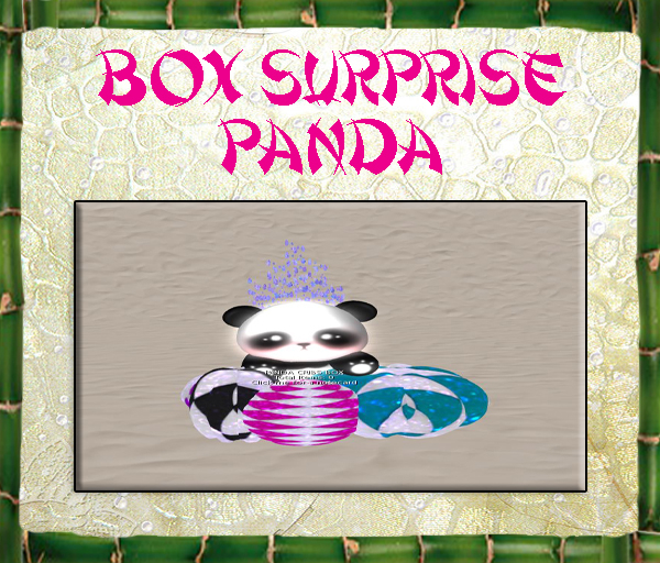 box surprise panda 10x