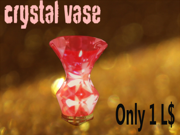 Crystal vase