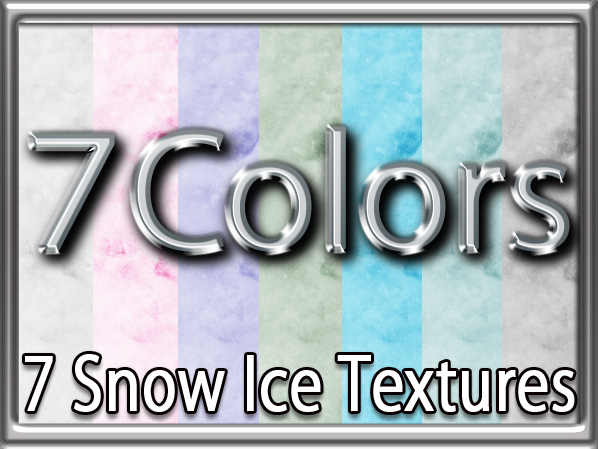 Zoy Texture [ Snow Ice ] Seamless - 7 Colors