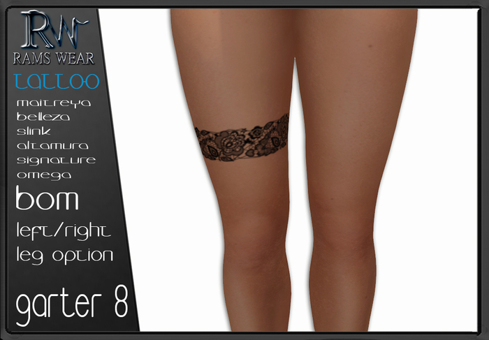 RAMS WEAR-Tattoo Legs- Garter  8