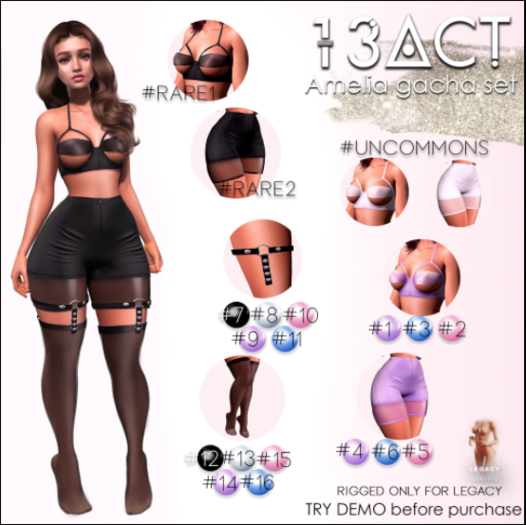 !13ACT - Amelia gacha set  #7