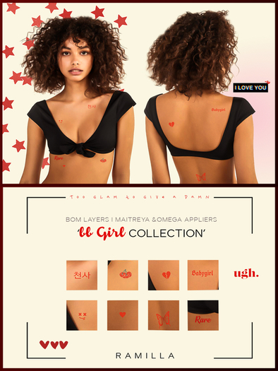 RAMILLA. - BB Girl Tattoo (BoM-Maitreya-Omega)