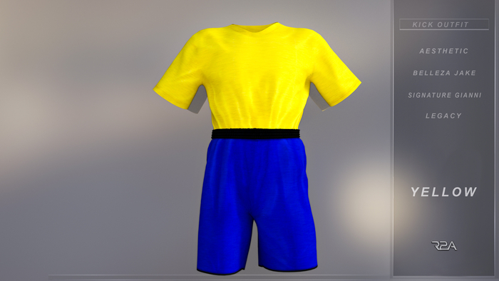 R2A- KICK OUTFIT YELLOW