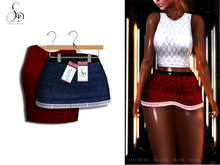 SENTINUS - Sophie Outfit RED & JEAN