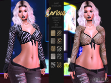 Envious - Kiss Top - Animal Prints