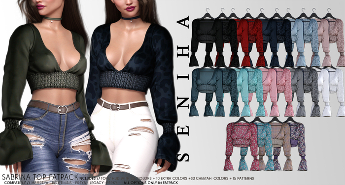 Seniha. Sabrina Top // Fatpack