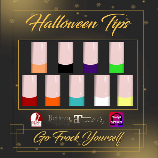 GFY-Halloween Tips Nail Appliers Delivery HUD {Wear}