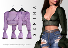 Seniha. Sabrina Top // Violet