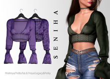 Seniha. Sabrina Top // Purple