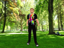 Crystals Mesh Men's Outfit