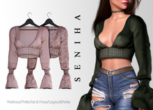 Seniha. Sabrina Top // Nude