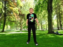 Crystal Skull Mesh Men's Outfit