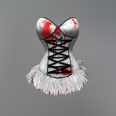 White Bloody Slink Corset box
