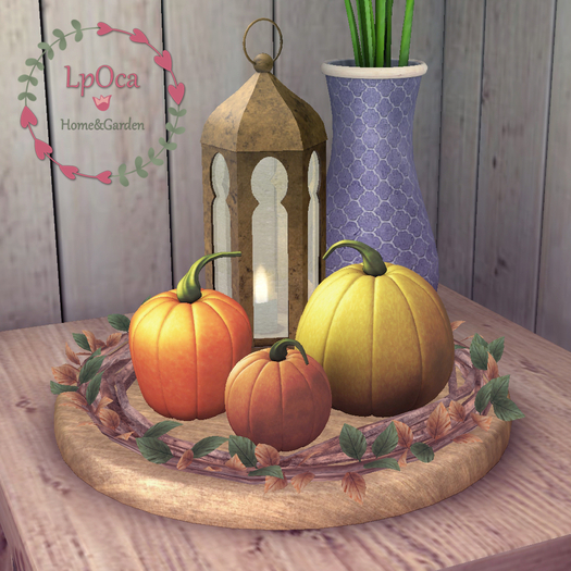 LpOca Decor Pumpkins/Lamp
