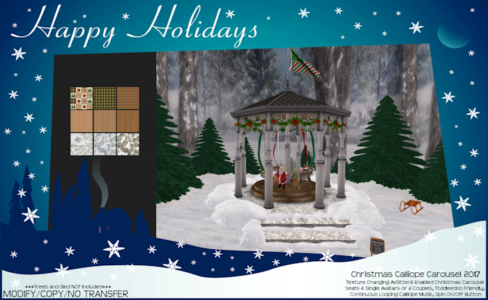 Christmas Calliope Carousel 2017 by Sahi Designs