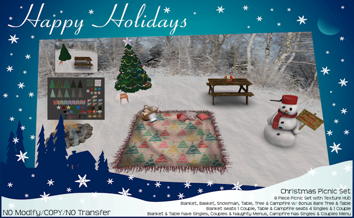 Christmas Picnic Set by Sahi Designs