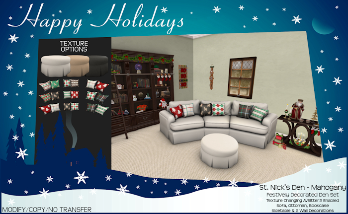 St. Nick's Den - Mahogany - [PG]