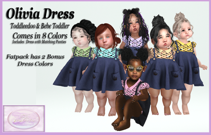 {QTP} Olivia Dress TD/BB {FATPACK} [WEAR TO UNPACK]