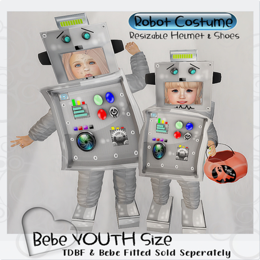 ! {sps} Robot Costume _bebe Youth